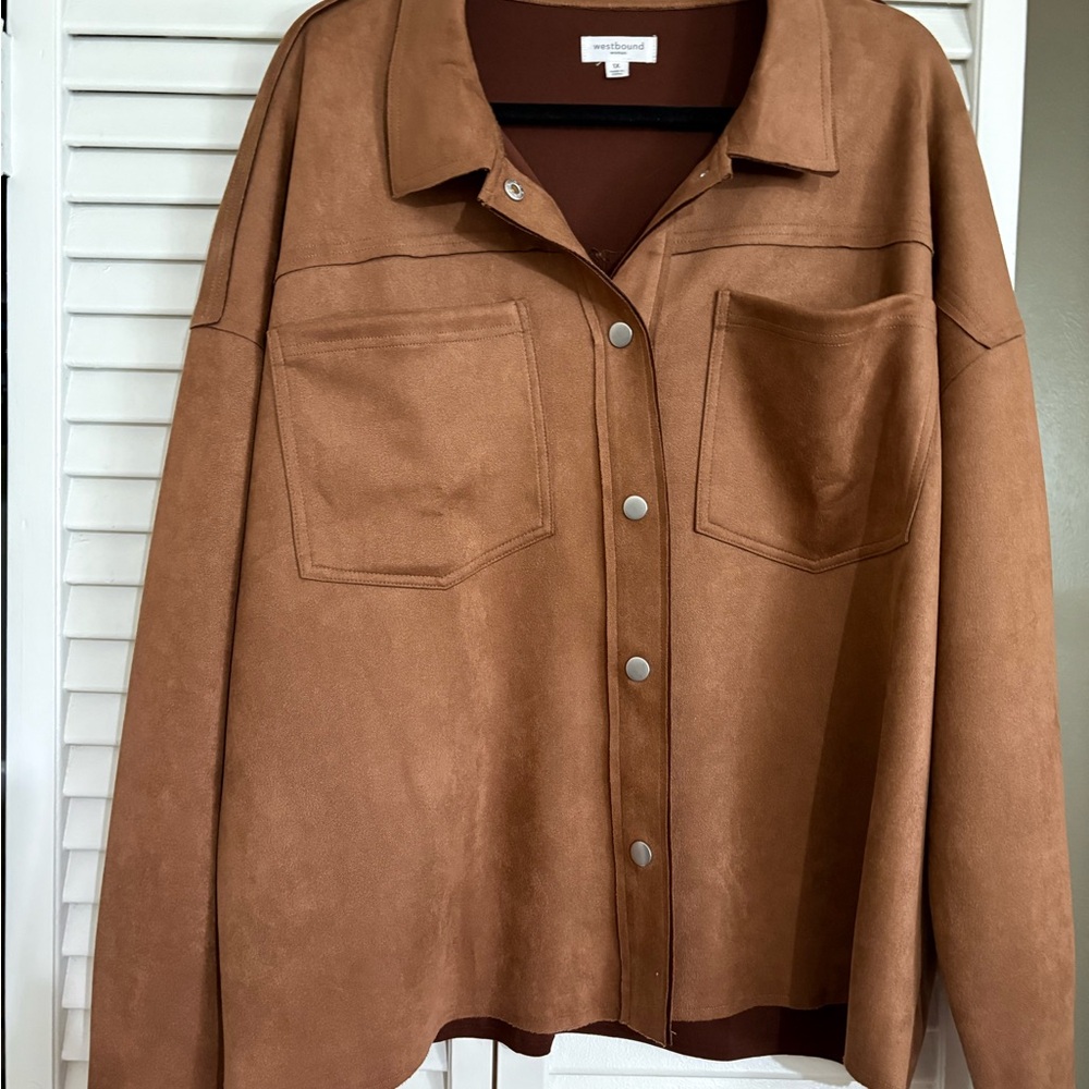 Westbound Tan Suede Jacket